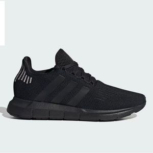 Adidas Swift Run Black Womens Shoes 9